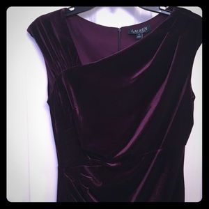 NWT Ralph Lauren velvet dress